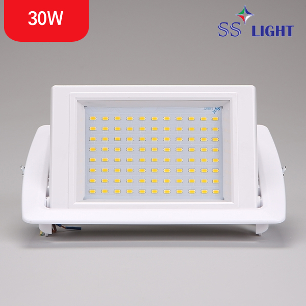 LED 사각 투광기 화이트 슬림 매입형 30W (전구색,주광색)